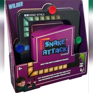 Snake Attack Electronic Handheld Game – Solo and Multiplayer Reflex Game